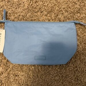 NWT blue Athleta all about medium cosmetic pouch  Bag